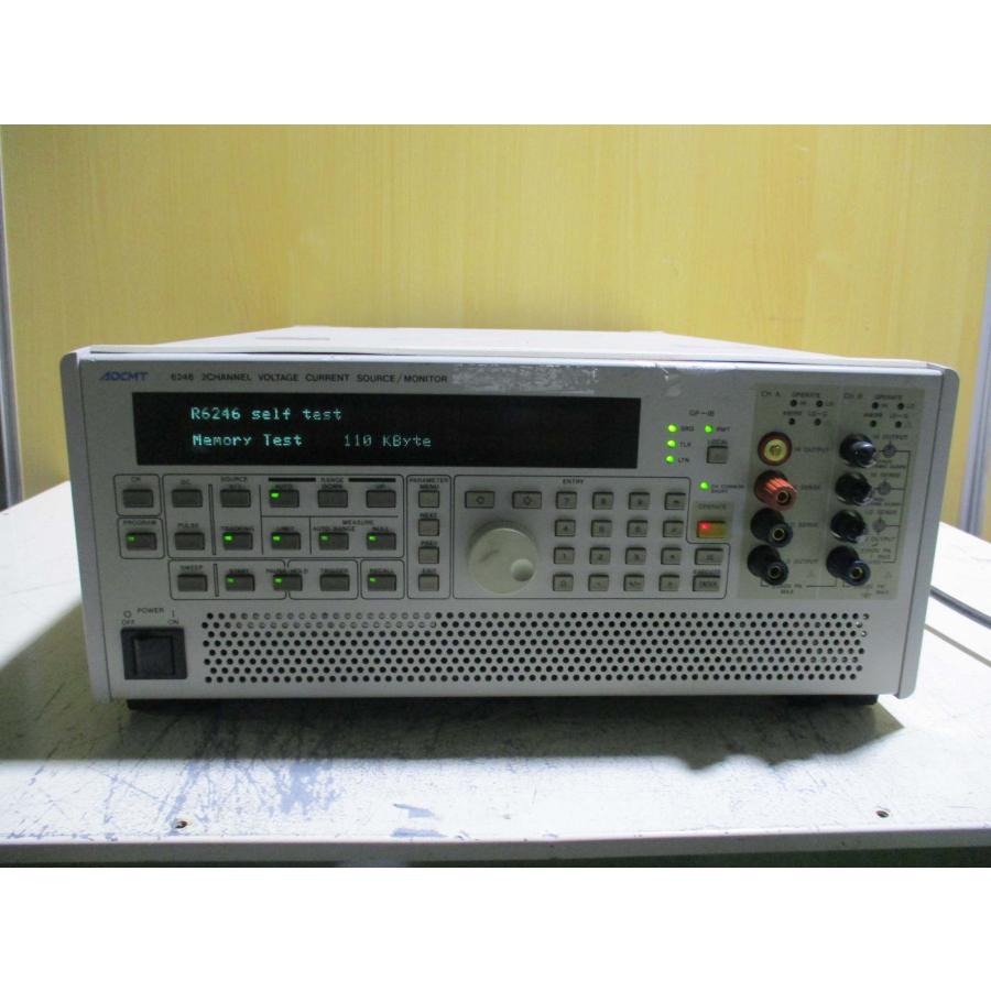 中古 ADCMT 6246 2CHANNEL VOLTAGE CURRENT SOURCE/MONITOR 直流 中古 ADCMT 6246 2CHANNEL VOLTAGE CURRENT SOURCE/MONITOR 直流