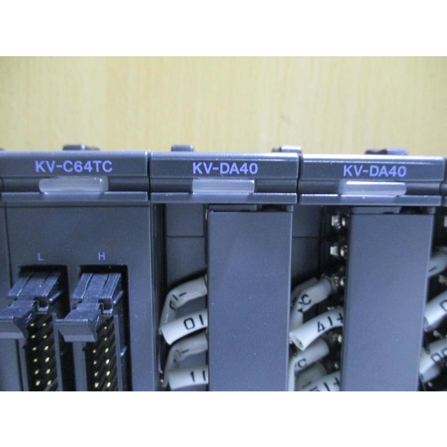 中古 KEYENCE KV-U7/KV-3000/KV-C64XC/KV-C32XC/KV-C64TC*2/KV-DA40*2