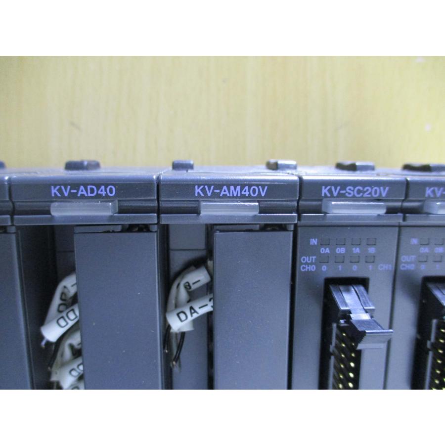 中古 KEYENCE KV-U7/KV-3000/KV-C64XC/KV-C32XC/KV-C64TC*2/KV-DA40*2