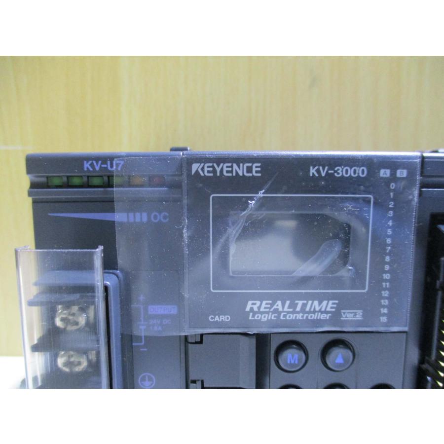 中古 KEYENCE KV-U7/KV-3000/KV-C64XC/KV-C32XC/KV-C64TC*2/KV-DA40*2