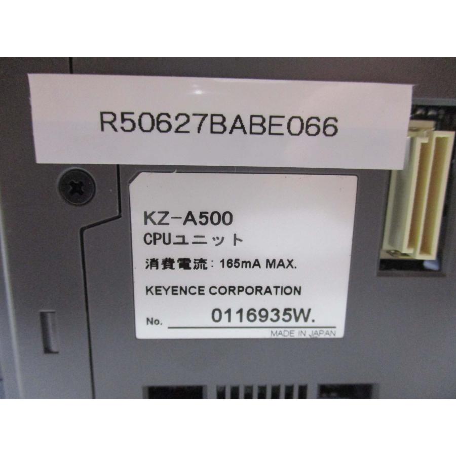 中古 KEYENCE KZ-A500 CPUユニット(R50627BABE066) : growdetrading