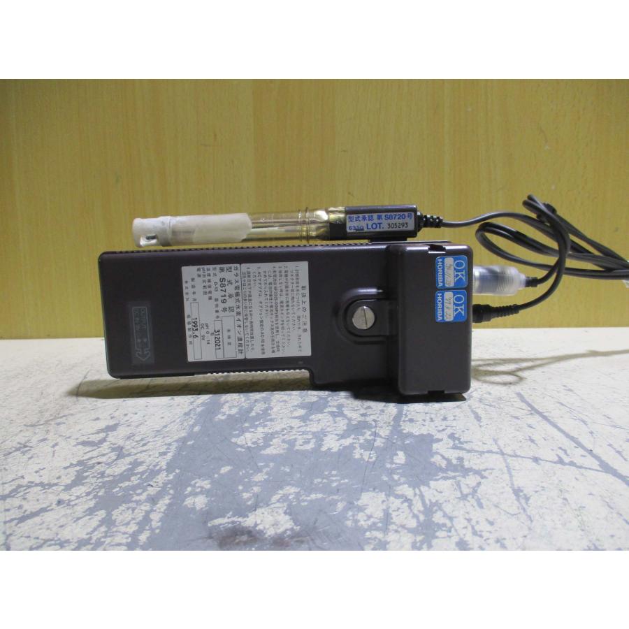 中古 HORIBA D-13 ガラス電極式水素イオン濃度計(R50628AFB015)｜growdetradingltd｜06