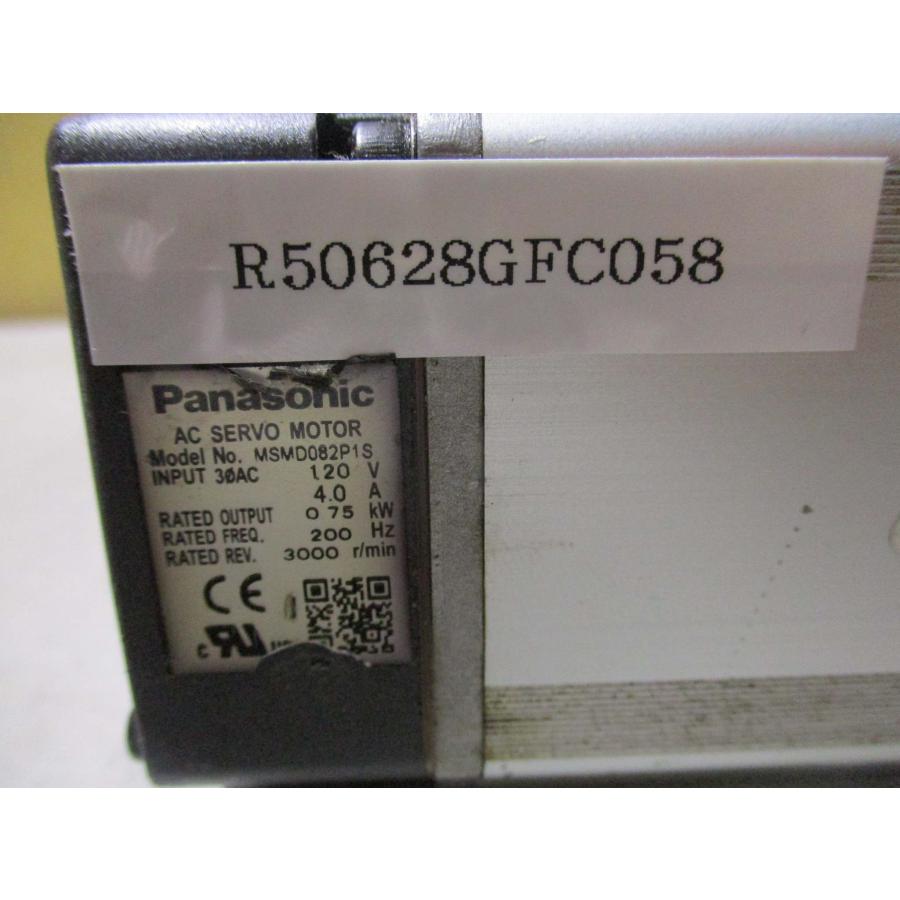 中古 PANASONIC AC SERVO MOTOR MSMD082P1S ACサーボモーター 0.75KW