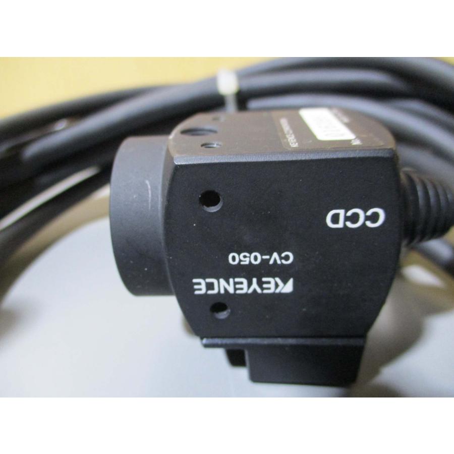 中古 KEYENCE 画像センサ コントローラー CCDカメラ CV-500/CV-050