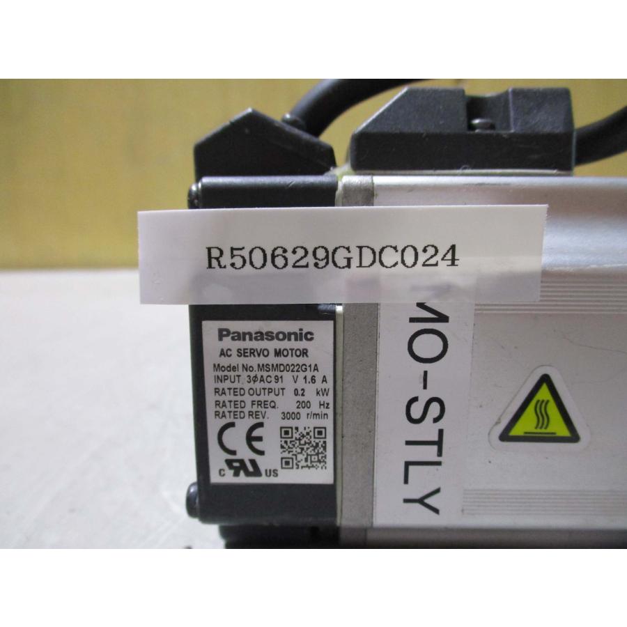 中古 Panasonic SERVO MOTOR MSMD022G1A 1.6A 0.2KW(R50629GDC024 