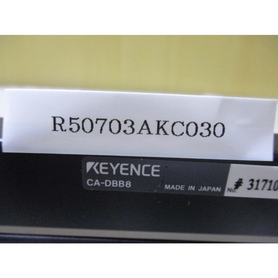 中古 KEYENCE CA-DBB8 青色バー照明 [2個セット](R50703AKC030
