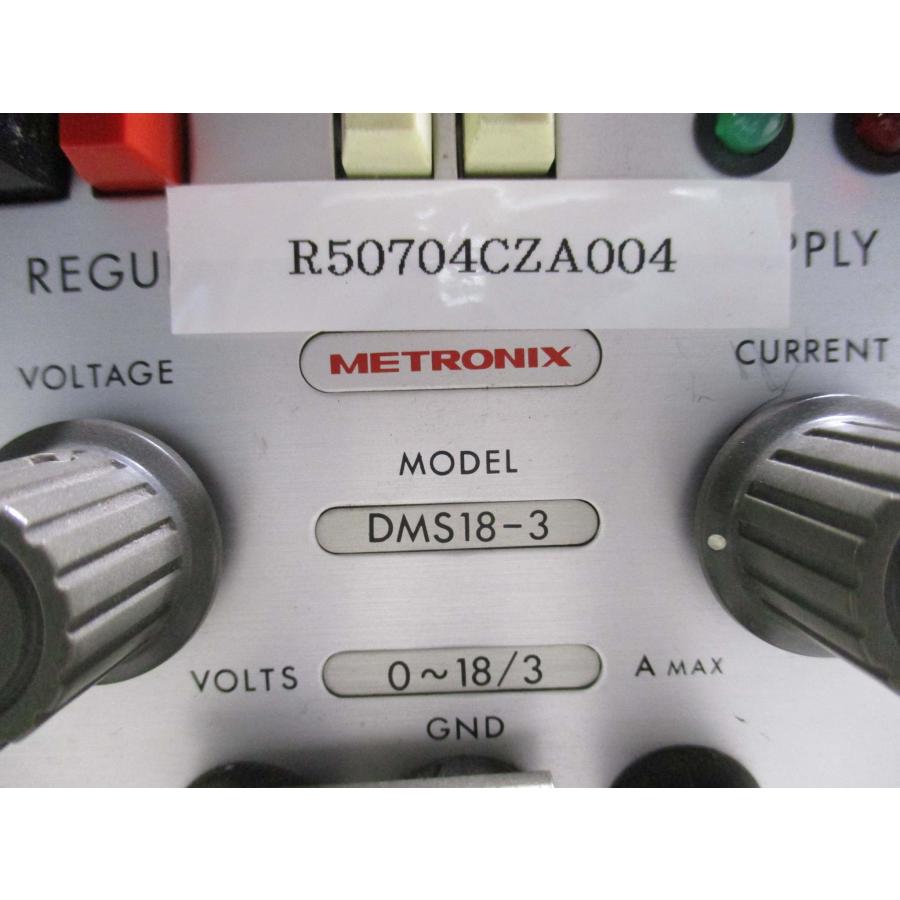 中古 METRONIX DMS18-3 直流安定化電源 DC POWER SUPPLY ＜通電OK