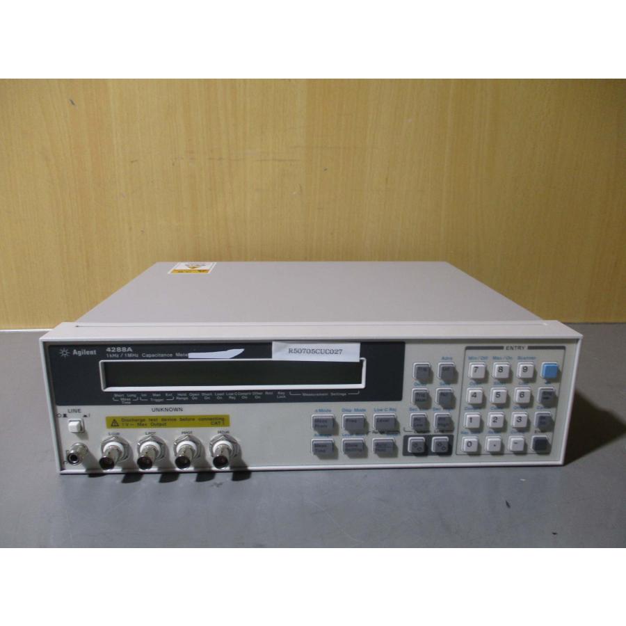 中古 Agilent 4288A-CFG001 CAPACITANCE METER  通電OK(R50705CUC027)の画像