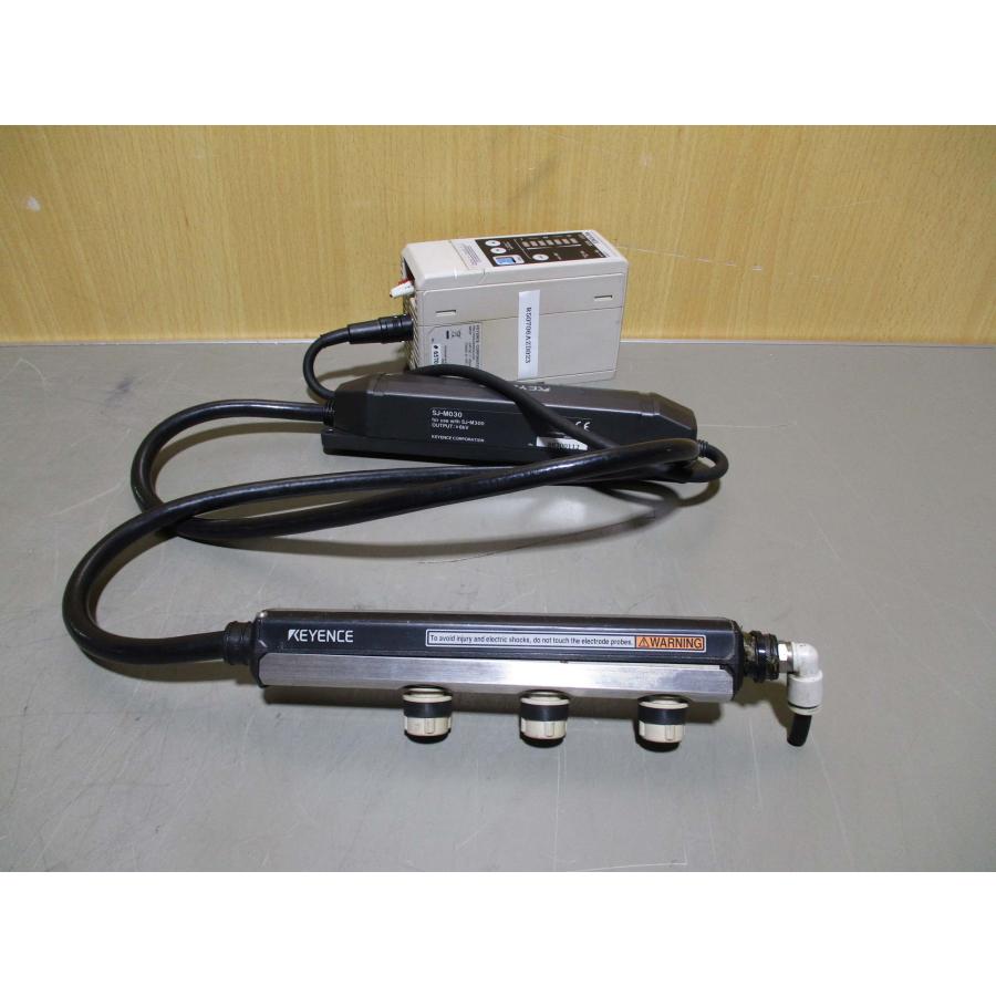中古 KEYENCE SJ-M030/SJ-M300 イオナイザー 静電気除去装置 中古 KEYENCE SJ-M030/SJ-M300 イオナイザー 静電気除去装置
