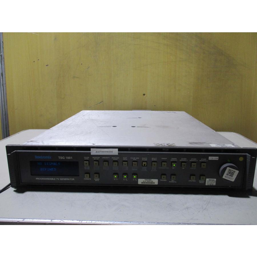 中古 TEKTRONIX TSG 1001 PROGRAMMABLE TV GENERATOR 通電OK 中古 TEKTRONIX TSG 1001 PROGRAMMABLE TV GENERATOR 通電OK