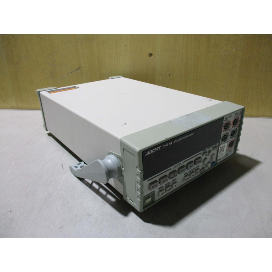中古ADCMT 7451A デジタル・マルチメータ 通電確認(R50707DAA006 中古ADCMT 7451A デジタル・マルチメータ 通電確認(R50707DAA006