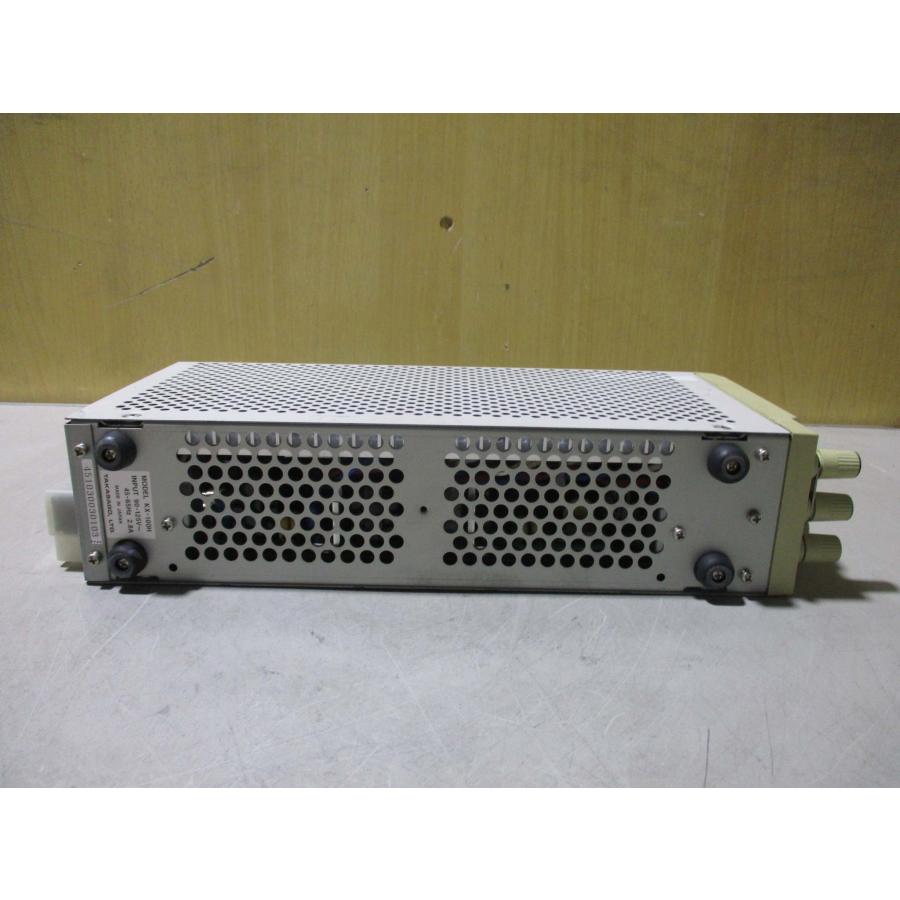 中古TAKASAGO REGULATED DC POWER SUPPLY KX-100H 直流安定化電源 通電
