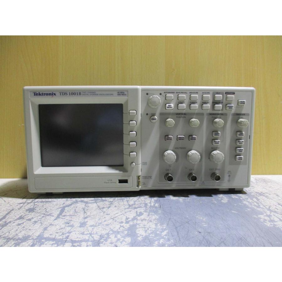 中古Tektronix 2ch デジタルオシロスコープ TDS1001B 40MHz 500MS/s