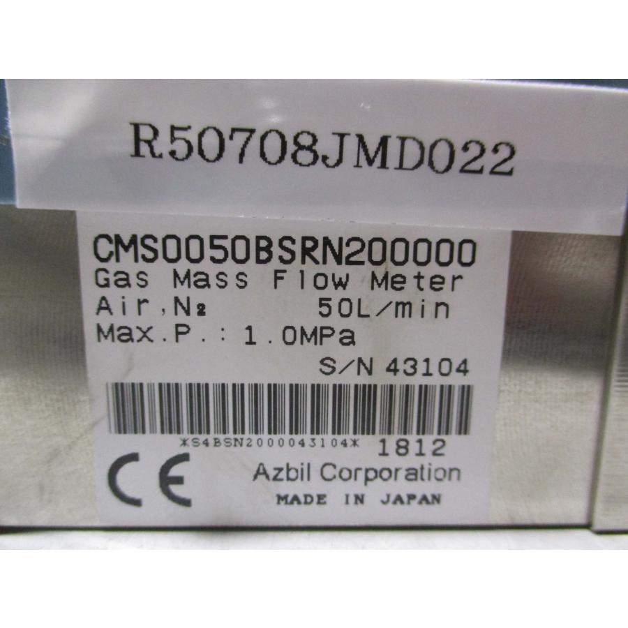 中古 AZBIL CMS0050BSRN200000 気体用マスフローメータ(R50708JMD022 