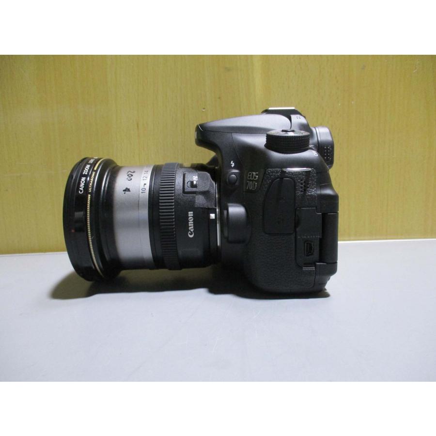 中古 Canon EOS 70D/Canon EF-S 10-22mm F3.5-4.5 77mm ＜バッテリー