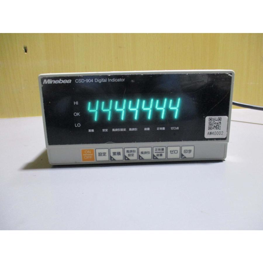 中古 Minebea デジタル指示計 CSD-904 Digital indicator 通電OK 中古 Minebea デジタル指示計 CSD-904 Digital indicator 通電OK
