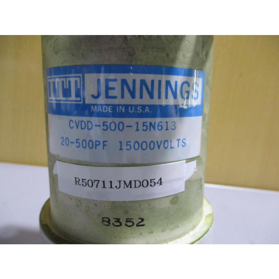 中古 ITT JENNINGS CVDD-500-15N613 20-500 PF 15 kV VACUUM 中古 ITT JENNINGS CVDD-500-15N613 20-500 PF 15 kV VACUUM