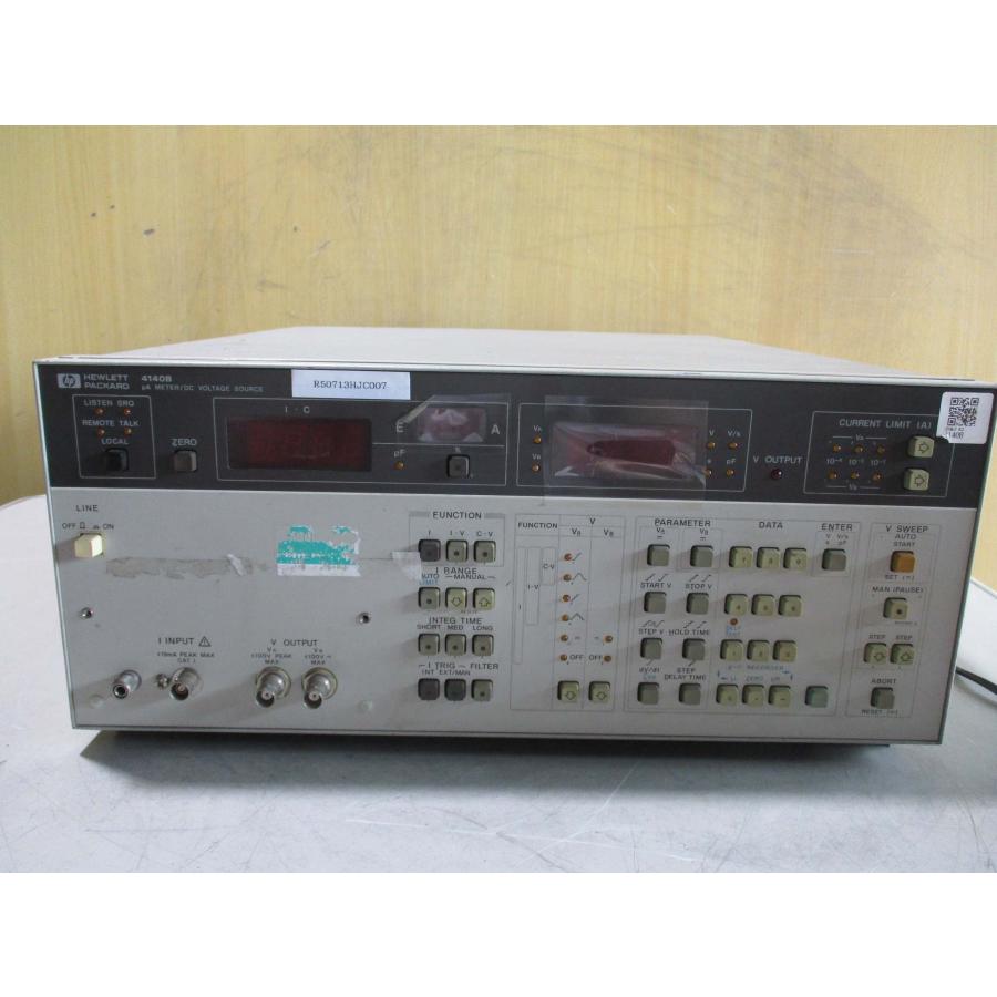 中古 HP HEWLETT PACKARD 4140B pA METER/DC VOLTAGE SOURCE 中古 HP HEWLETT PACKARD 4140B pA METER/DC VOLTAGE SOURCE