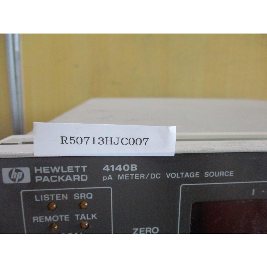 中古 HP HEWLETT PACKARD 4140B pA METER/DC VOLTAGE SOURCE 中古 HP HEWLETT PACKARD 4140B pA METER/DC VOLTAGE SOURCE