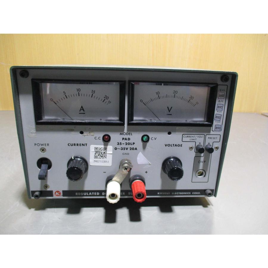 中古 E4051050 〇 KIKUSUI PAD 35-20LP 直流安定化電源装置 中古 E4051050 〇 KIKUSUI PAD 35-20LP 直流安定化電源装置