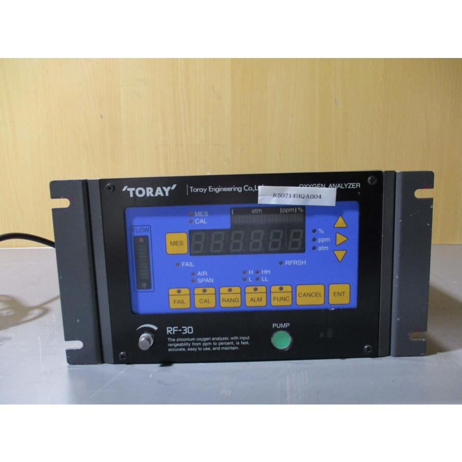 中古 TORAY RF-30 Compact Oxygen Analyzer(R50714HQA004) : growdetrading ...