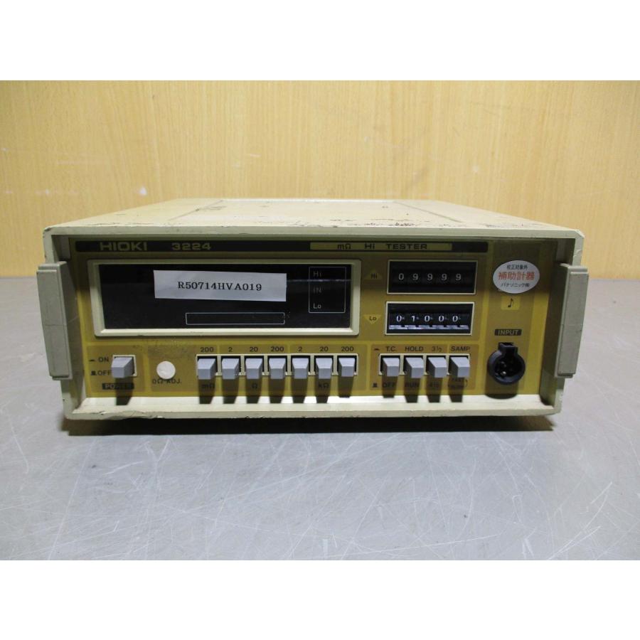 中古 HIOKI 3224 mΩ Hi TESTER ミリオームハイテスター ＜通電OK