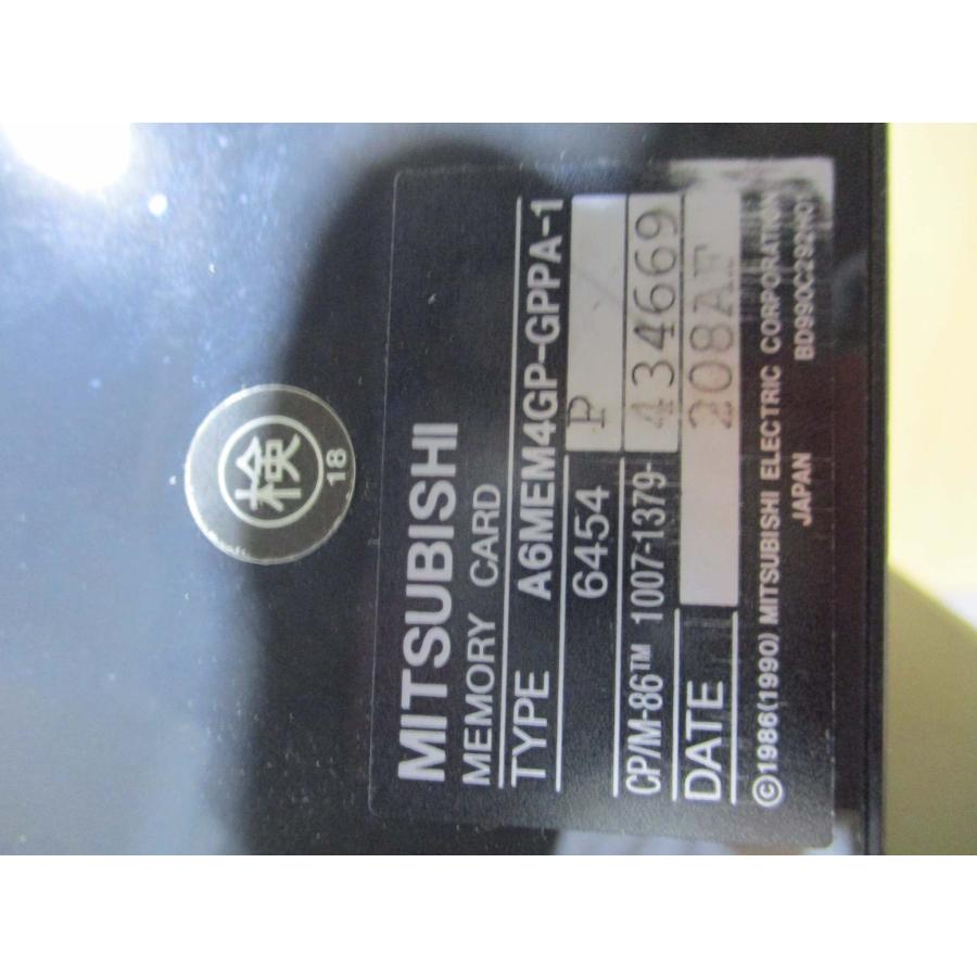 中古 MITSUBISHI A6MEM4GP-GPPA-1 6454 P A6PHP プログラミング 中古 MITSUBISHI A6MEM4GP-GPPA-1 6454 P A6PHP プログラミング