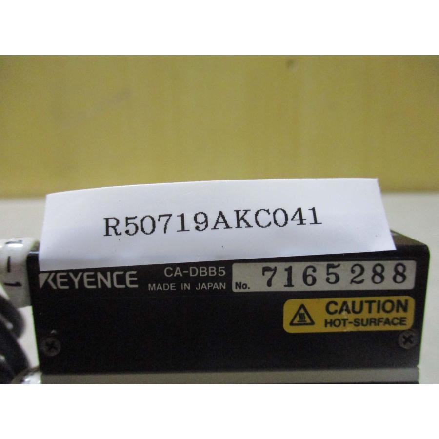 中古 KEYENCE CA-DBB5 青色バー照明 2個(R50719AKC041