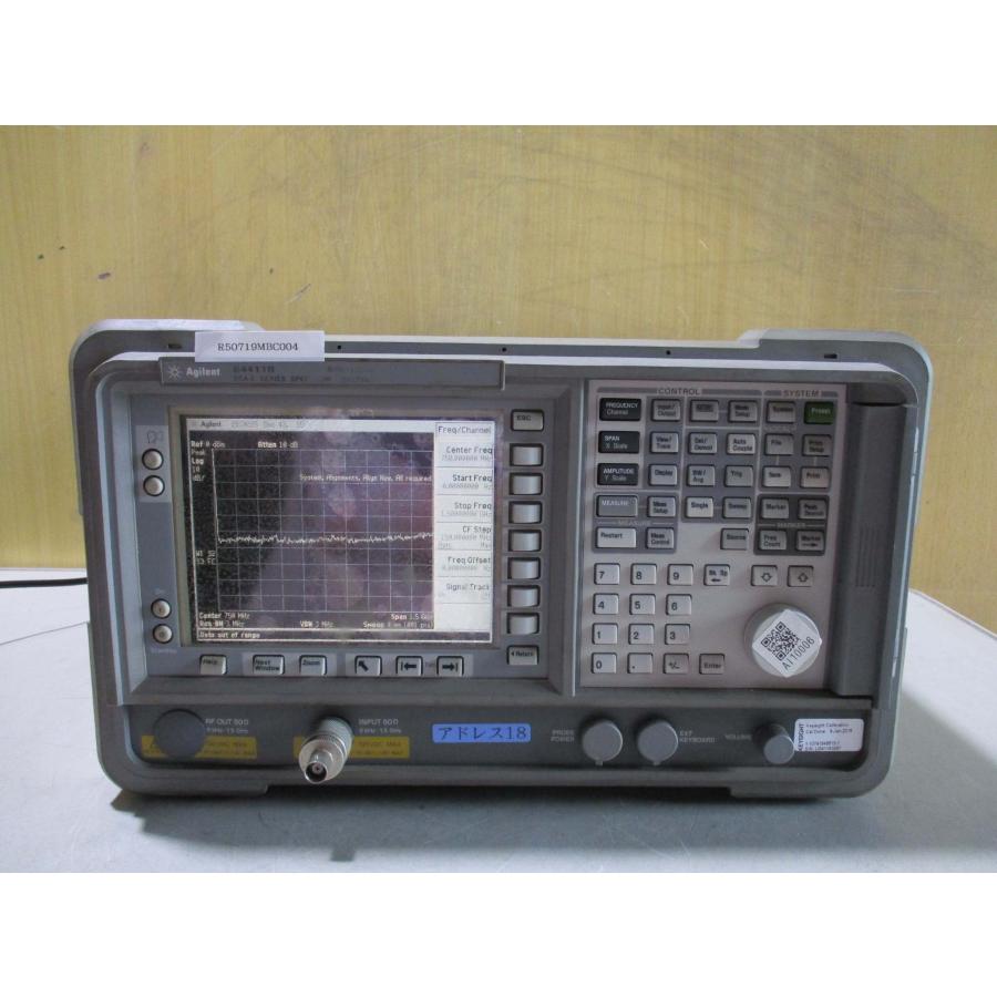 中古 Agilent E4411B ESA-L Spectrum analyzer ＜通電OK 