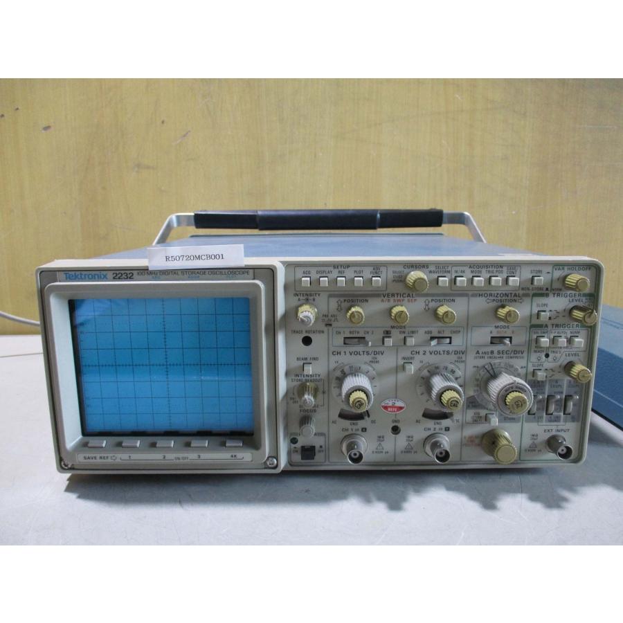 中古 TEKTRONIX 2232 100MHz DIGITAL STORAGE OSCILLOSCOPE 通電 中古 TEKTRONIX 2232 100MHz DIGITAL STORAGE OSCILLOSCOPE 通電