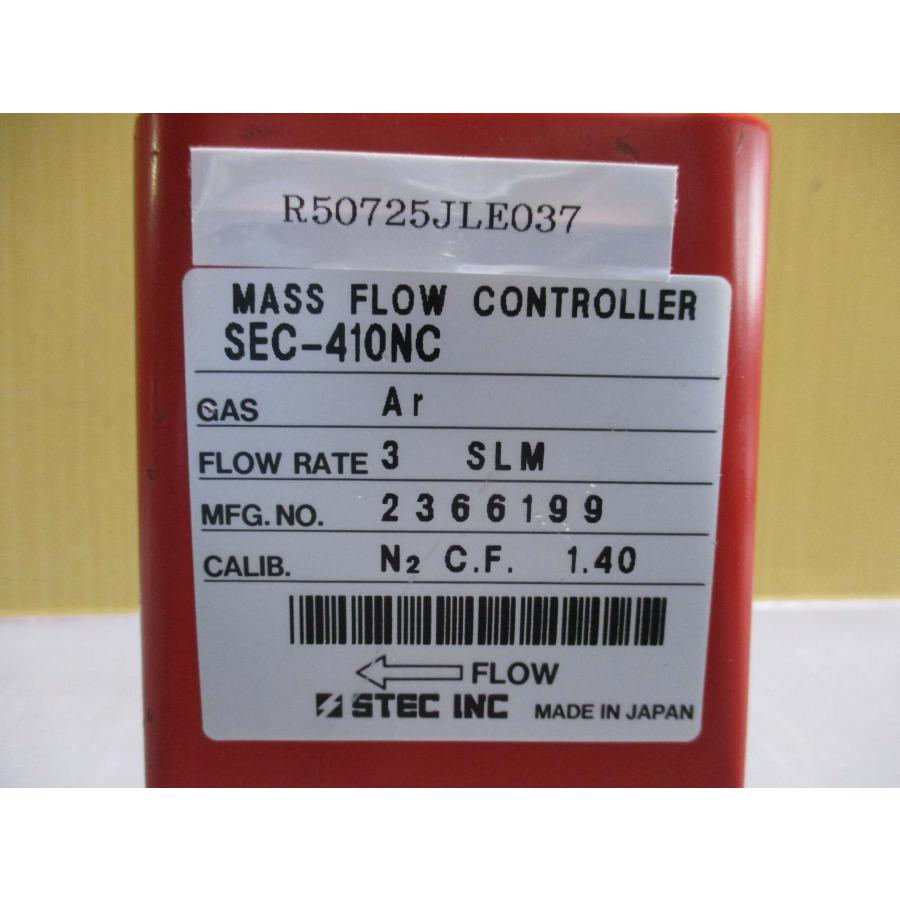中古 STEC MASS FLOW CONTROLLER マスフローコントローラ SEC-410NC Ar 3SLM(R50725JLE037)｜growdetradingltd｜06