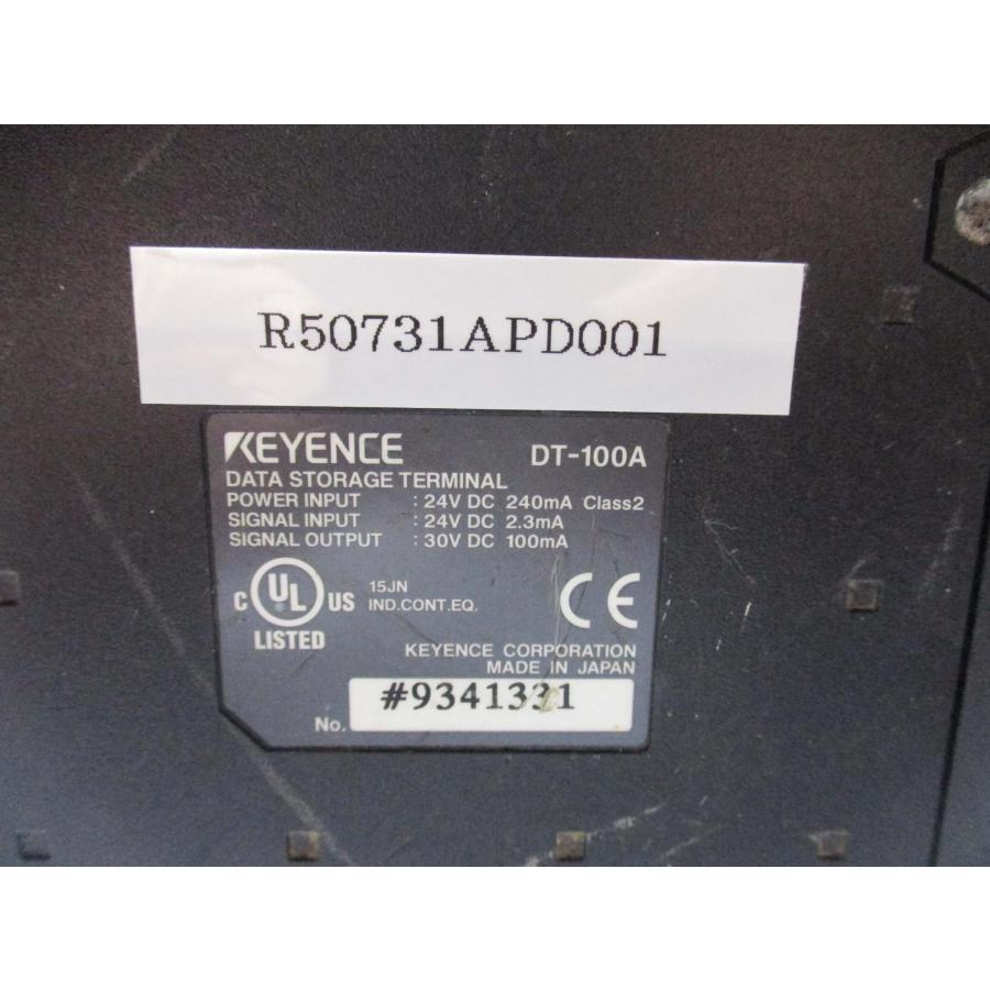 中古 KEYENCE DATA STORAGE TERMINAL DT-100A データストレージターミナル(R50731APD001 ...