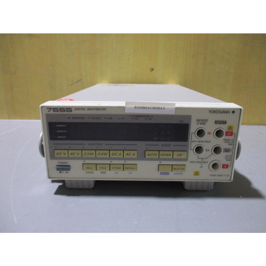 中古 YOKOGAWA DIGITAL MULTIMETER 755501-1-M デジタルマルチ 中古 YOKOGAWA DIGITAL MULTIMETER 755501-1-M デジタルマルチ
