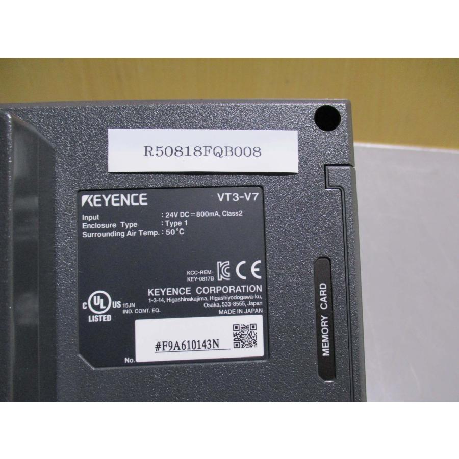 中古 KEYENCE VT3-V7/VT3-E3 7型 VGA TFTカラー タッチパネル 中古 KEYENCE VT3-V7/VT3-E3 7型 VGA TFTカラー タッチパネル