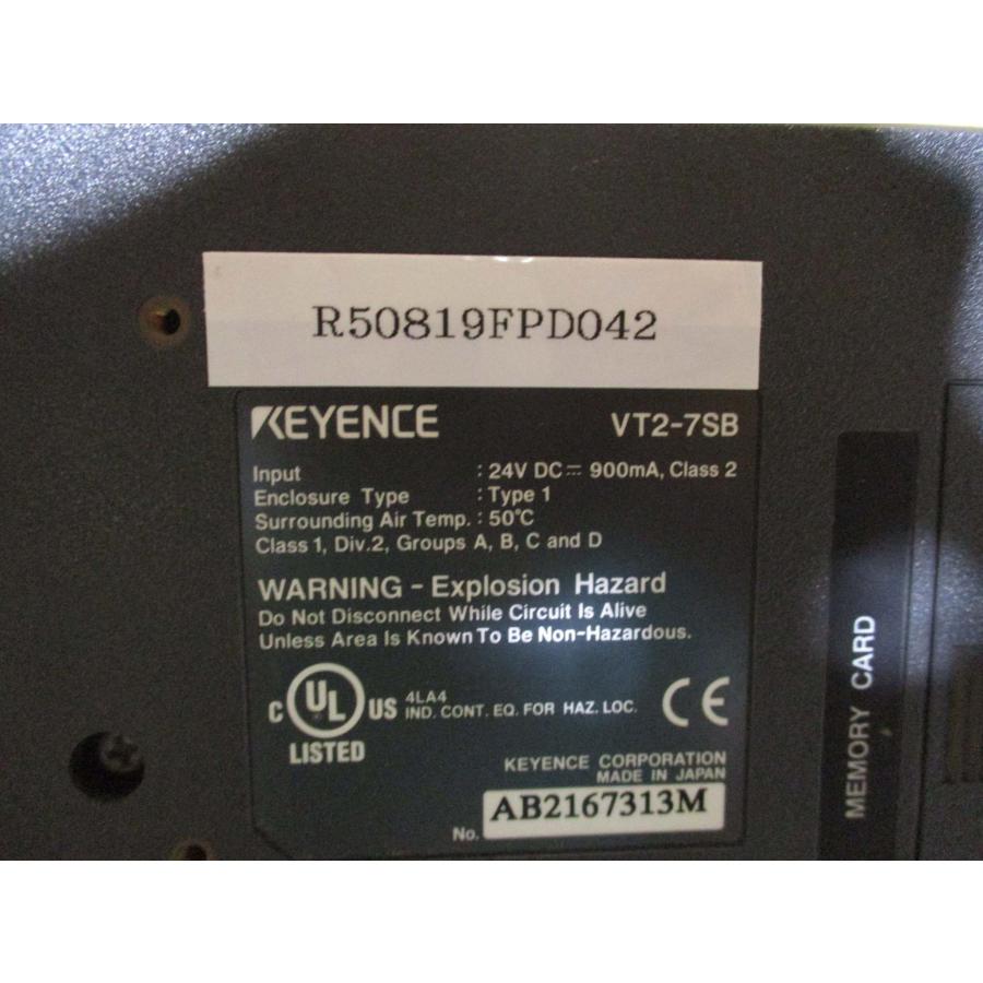 中古 KEYENCE VT2-7SB TOUCH PANEL <通電OK>(R50819FPD042 中古 KEYENCE VT2-7SB TOUCH PANEL <通電OK>(R50819FPD042