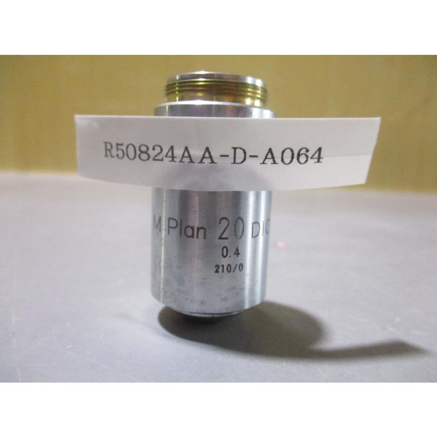 中古 NIKON MPLAN 20 0.4 DIC 210/0 対物レンズ(R50824AA-D-A064 中古 NIKON MPLAN 20 0.4 DIC 210/0 対物レンズ(R50824AA-D-A064