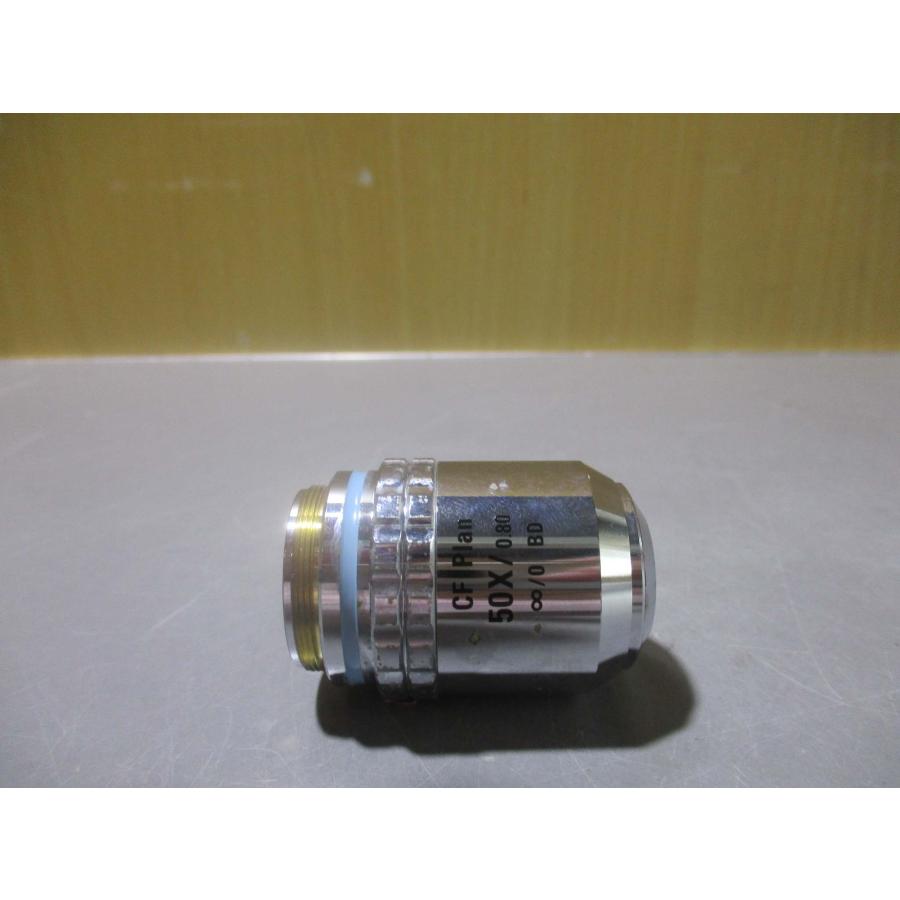 中古 Nikon CF Plan 50x/0.80 ∞/0 BD 顕微鏡対物レンズ(R50824AA-D 