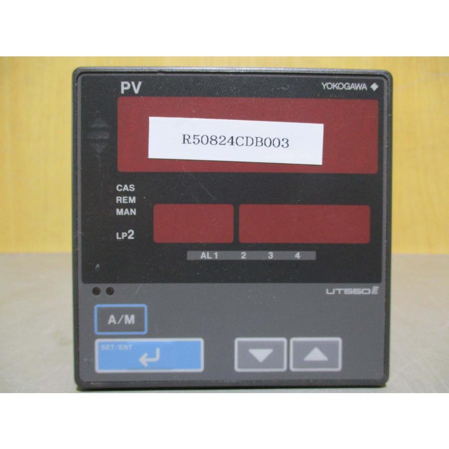 中古 YOKOGAWA CONTROLLER UT550 デジタル指示調節計 100-240VAC(R50824CDB003 ...