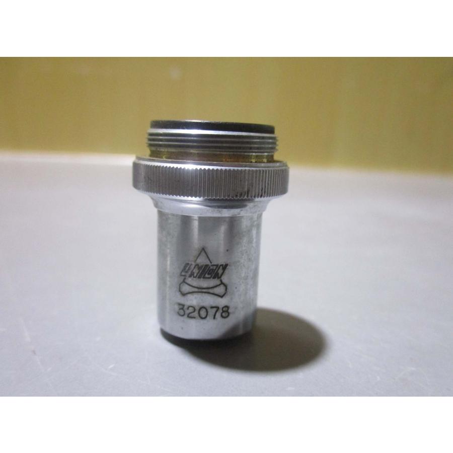 中古 UNION COATED 10X N.A.0.30 顕微鏡 対物レンズ(R50825AA-D-B101