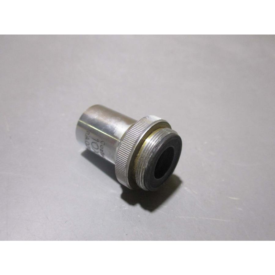 中古 UNION COATED 10X N.A.0.30 顕微鏡 対物レンズ(R50825AA-D-B101