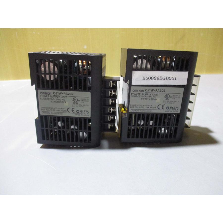 中古Omron CJ1W-PA202 Power supply unit 2個(R50829BGB051