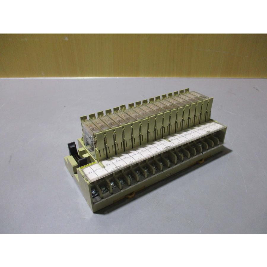 DC24V P7TF-OS16 端子リレー 中古 Omron P7TF-OS16 DC24 I/Oリレーターミナル(R50830BDE004