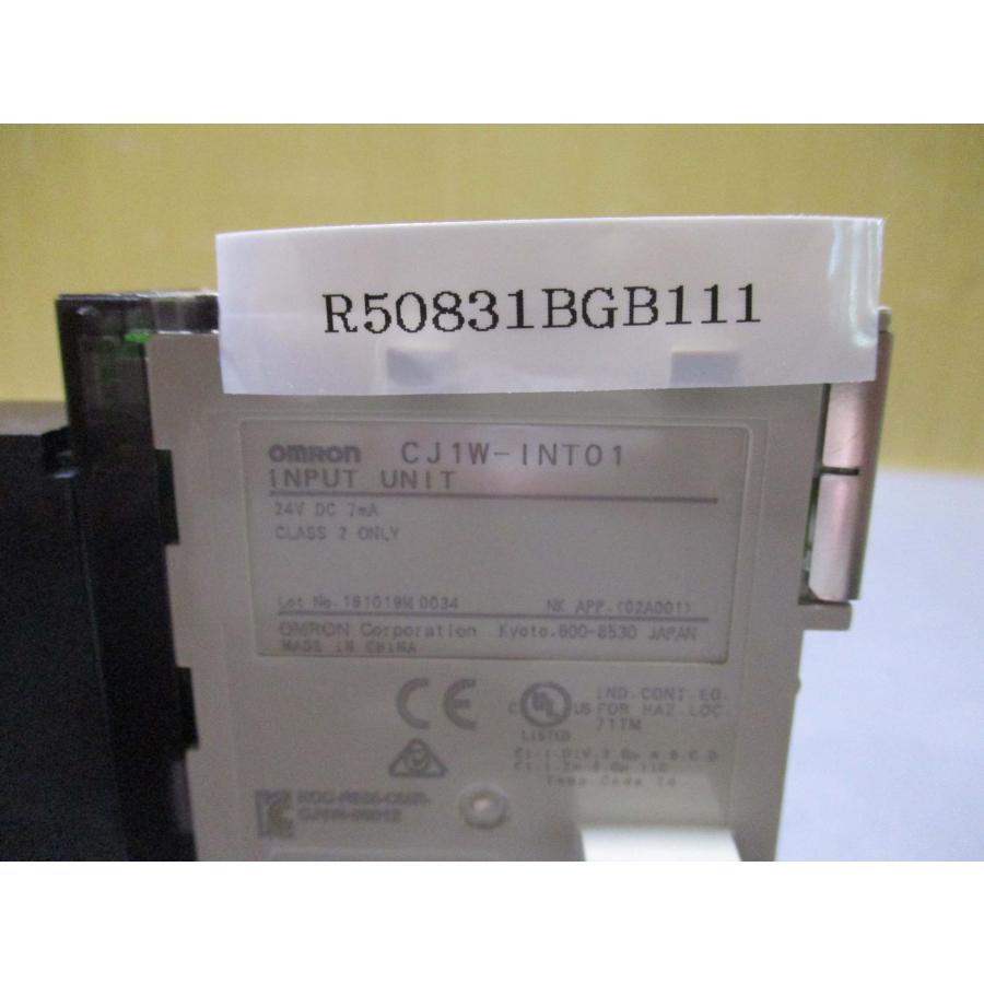 【中古】「非常に良い」産業用 埋め込み入力ユニット CJ1W-INT01 中古 OMRON INPUT UNIT CJ1W-INT01 割込入力ユニット(R50831BGB111