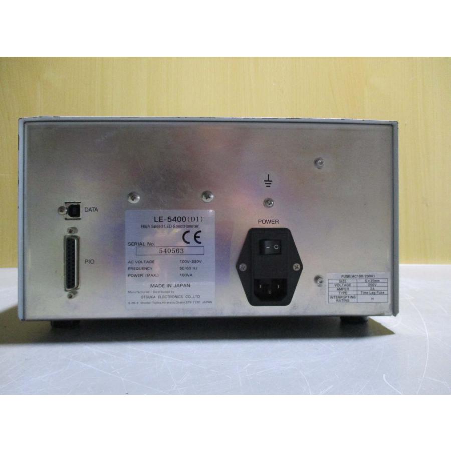中古 Photal OTSUKA LE-5400 高速LED光学特性モニター 通電OK 中古 Photal OTSUKA LE-5400 高速LED光学特性モニター 通電OK