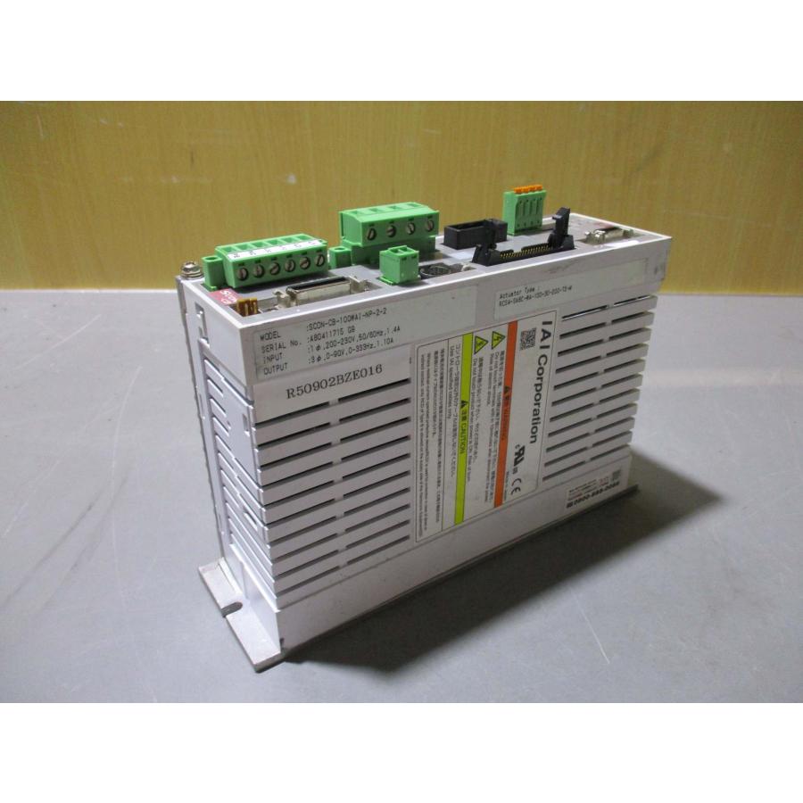 中古 IAI  SCON-CB-100WAI-NP-2-2 200-230V 50/60HZ  コントローラ(R50902BZE016)｜growdetradingltd｜07