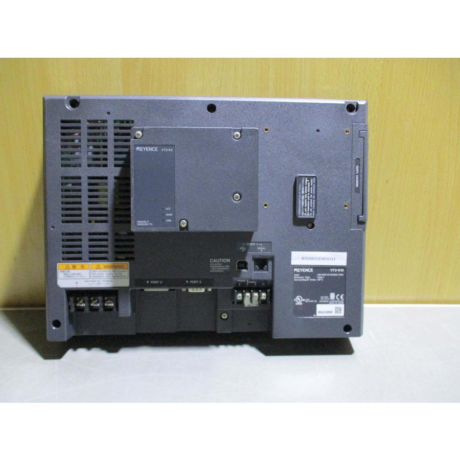 中古 KEYENCE VT3-S12 タッチパネル 通電OK(R50905EMD031