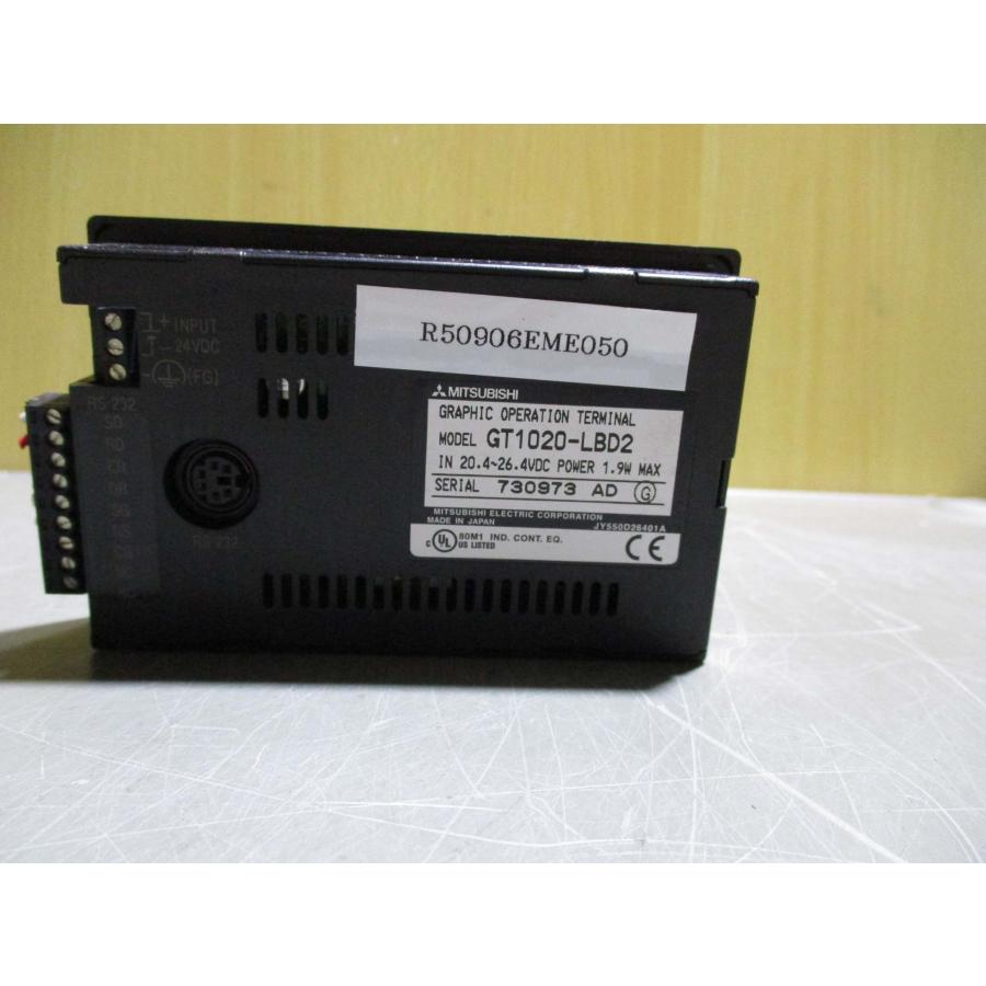 中古 MITSUBISHI GRAPHIC OPERATION TERMINAL GT1020-LBD2 通電OK
