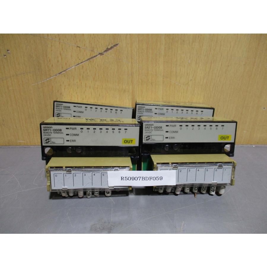 中古 OMRON REMOTE TERMINAL SRT1-OD08 4個(R50907BDF059