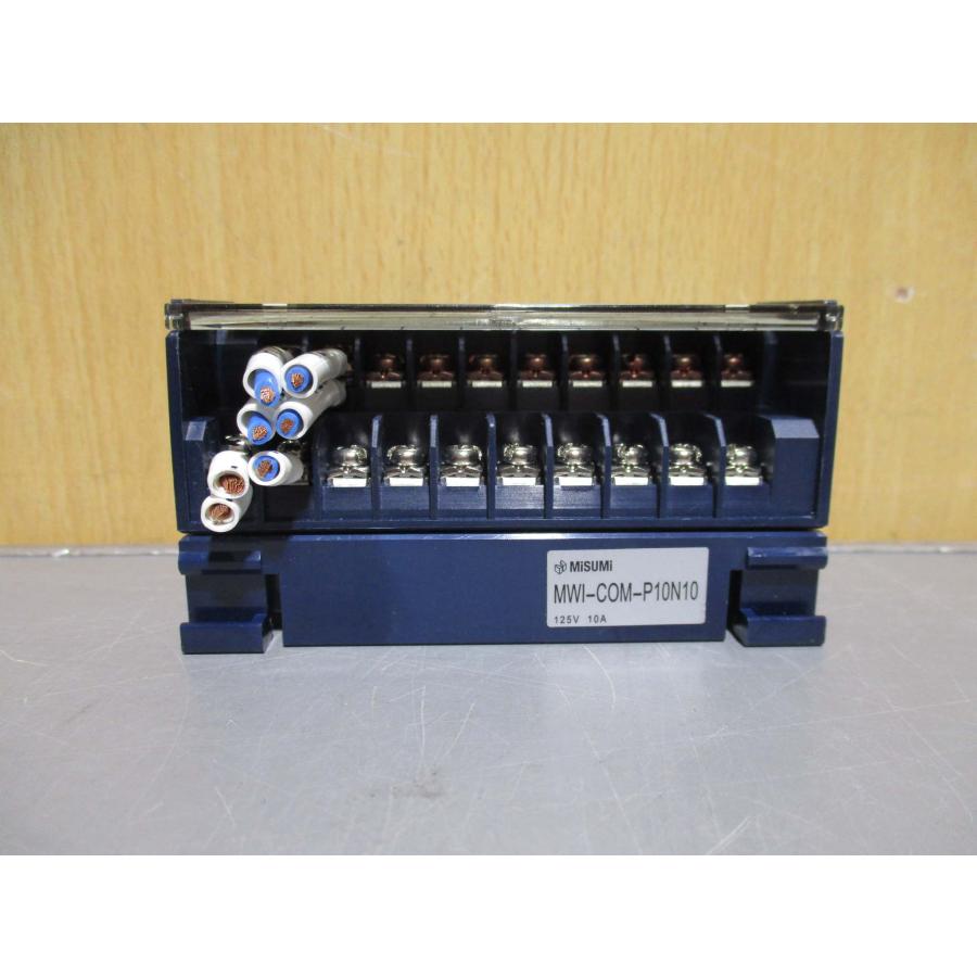 中古 MISUMI MWI-COM-P10N10 コモン端子台 4個(R50907BEF014 