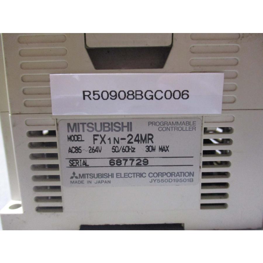 中古 MITSUBISHI FX1N-24MR マイクロシーケンサ(R50908BGC006